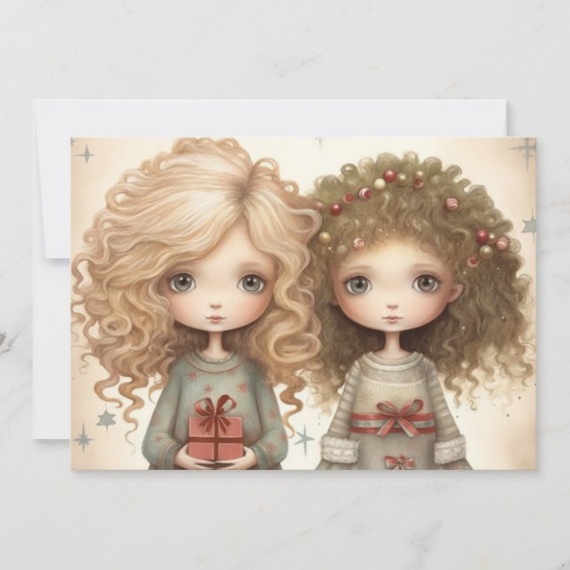 Festividades Cartão de Boas Festas Espalhando Alegria (Frente)