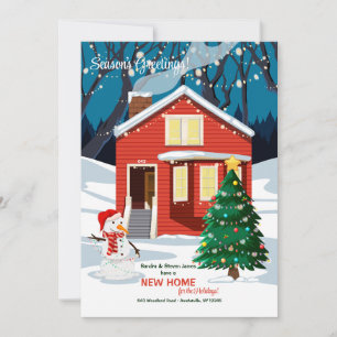 Festividades Cartão de Boas Festas para Casa