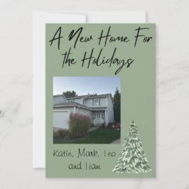 Festividades Cartão de Boas Festas para Nova Casa