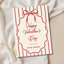 Cartão de Boas Festas Personalizado do Dia dos Nam