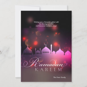Festividades Cartão de Boas Festas Ramadan Kareem