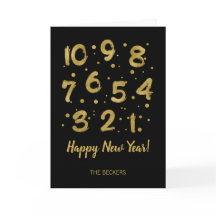 Cartão de Boas-vindas de Contagem Regressiva para 