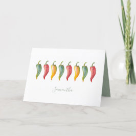 Festividades Cartão de Bridesmaid para Pimentos de Pimento com