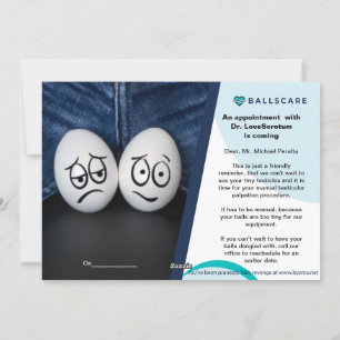 Festividades Cartão de brincadeira para um amigo embaraçoso, ex