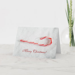 Festividades Cartão de Cane Doces de Natal por Janz