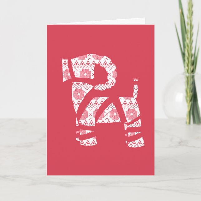 Festividades Cartão de Choque de Natal do Knit Inverno (Frente)