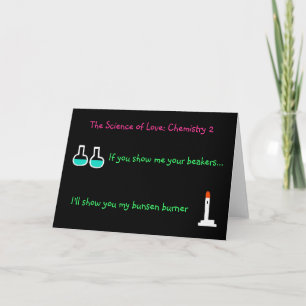 Festividades Cartão de Ciência do Amor (Química 2) (Do macho)