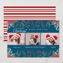 Cartão de Colagem de Fotos de Feriado de Candy Ver