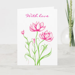 Festividades Cartão de condolências Com Amor