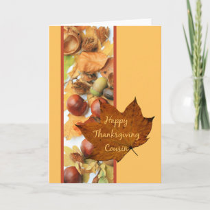 Festividades Cartão de CousinThanksgiving