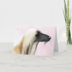 Festividades Cartão de Cumprimentos Arte de Cachorro Perfil do 