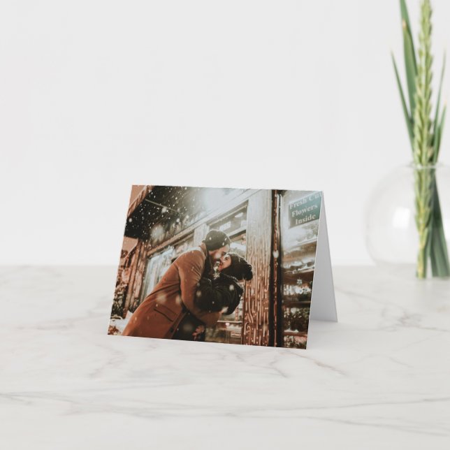 Festividades Cartão de Cumprimentos Beijo Romântico (Frente)