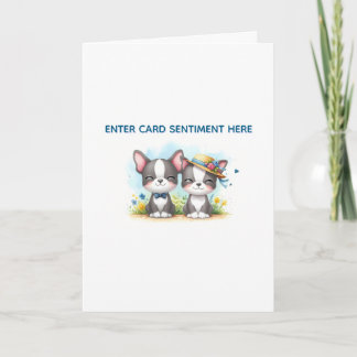 Festividades Cartão de Cumprimentos com Texto Personalizado do