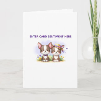 Festividades Cartão de Cumprimentos com Texto Personalizado do