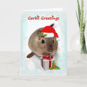 Festividades Cartão de cumprimentos do Gerbil (incorpore sua