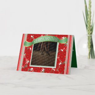 Festividades Cartão de dança de Natal Personalizado