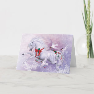 Festividades Cartão de dança de neve
