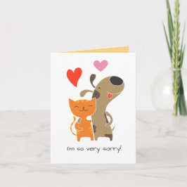 Festividades Cartão de Desculpas, Texto Personalizado