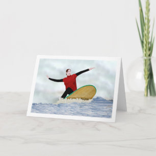 Festividades Cartão de design criativo da Surfing Girl LeeMarie