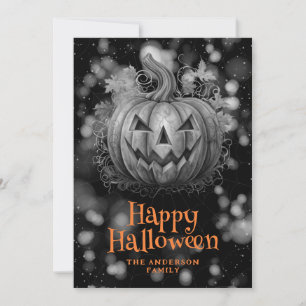 Festividades Cartão de Dia das Bruxas Spookpkin Jack O' Lantern