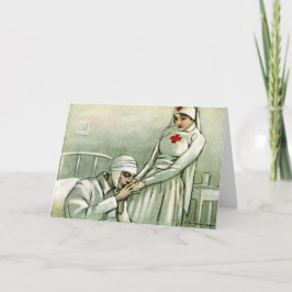 Festividades Cartão de Dia das Enfermeiras Vintage