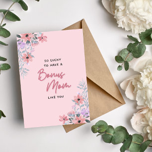 Festividades Cartão de Dia das Mães Floral para Mãe Adicional