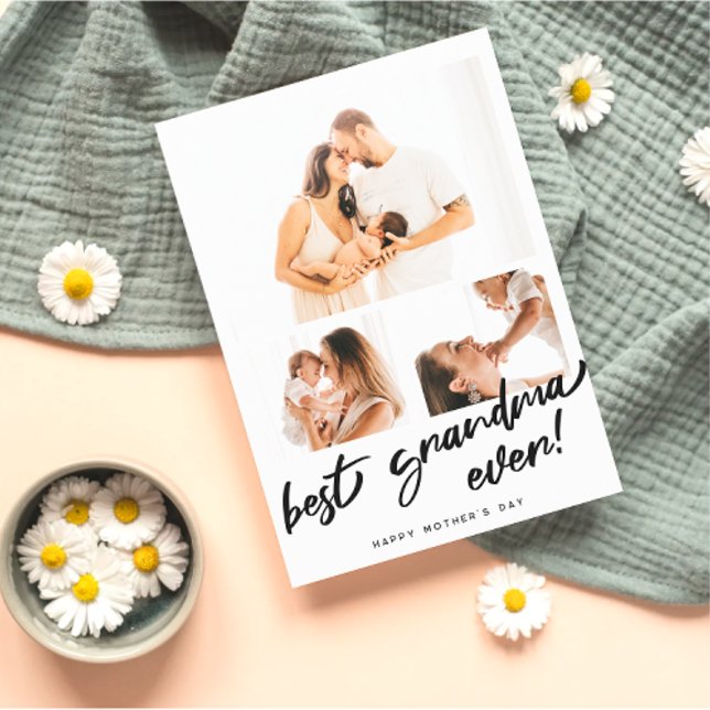 Festividades Cartão de Dia das Mães Personalizado com Foto para (Criador carregado)