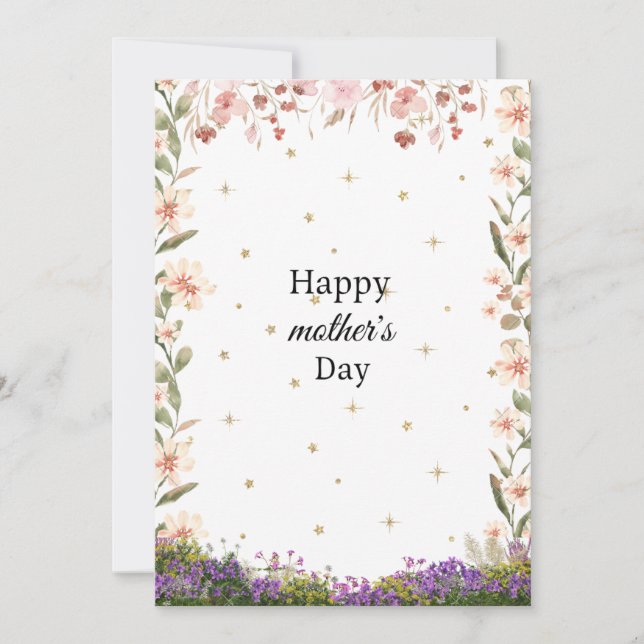 Festividades Cartão de dia de as mães Feliz/presente (Frente)