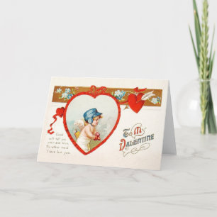 Festividades Cartão de Dia de os namorados de Amor Cupido Vitor