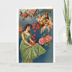 Festividades Cartão de Dia de os namorados de Chá de Coração Vi