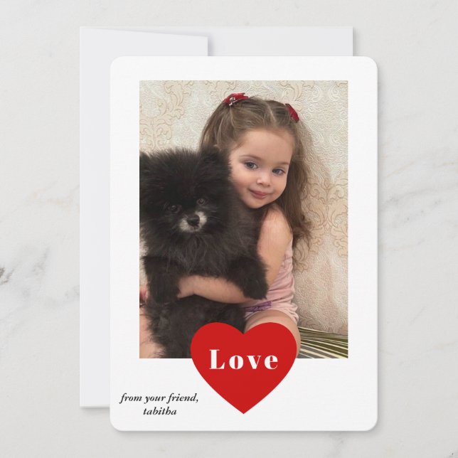 Festividades Cartão de Dia de os namorados de Fotografia da Sal (Frente)