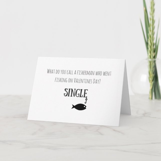 Festividades Cartão de Dia de os namorados de Pesca (Frente)