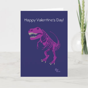 Festividades Cartão de Dia de os namorados Dinossauro