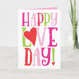 Festividades Cartão de Dia de os namorados Feliz Dia de Amor