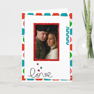 Festividades cartão de dia de os namorados fotográfico