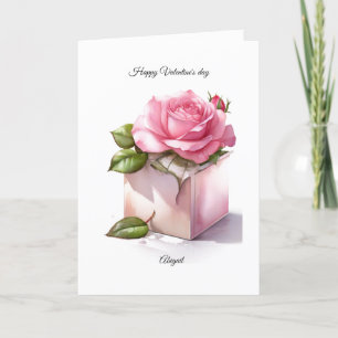 Festividades Cartão de Dia de os namorados rosa rosa rosa rosa