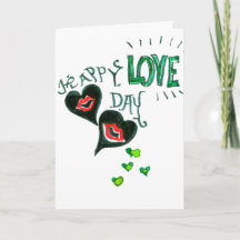 Cartão de Dia do Amor Feliz