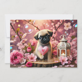 Festividades Cartão de Dia dos Namorados Adorável - Cartão Plan