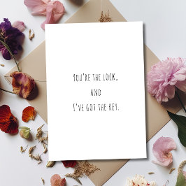 Festividades Cartão de Dia dos Namorados Adulto Divertido com F