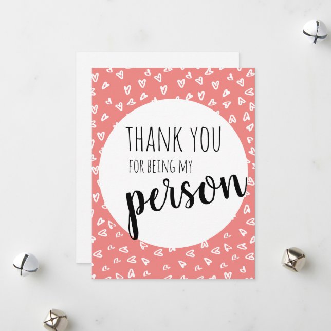 Festividades Cartão de Dia dos Namorados Cor-de-Rosa (Frente/Verso In Situ)