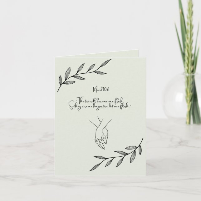 Festividades Cartão de Dia dos Namorados Cristão (Frente)