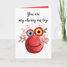 Festividades Cartão de Dia dos Namorados de Monstro Fofo