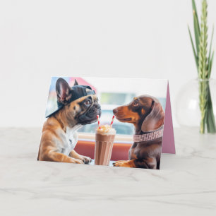 Festividades Cartão de Dia dos Namorados Dog Malt Shop 5