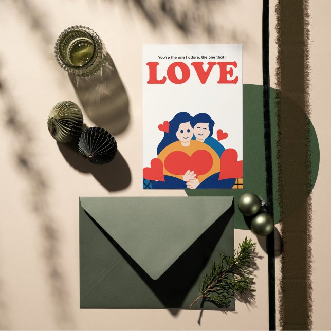 Festividades Cartão de Dia dos Namorados Luxuoso (Criador carregado)