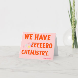 Festividades Cartão de Dia dos Namorados Zeeeero Química