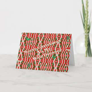 Festividades Cartão de Dresser de Cabelo de Natal