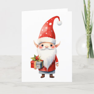 Festividades Cartão de Elfo da Oficina do Papai Noel