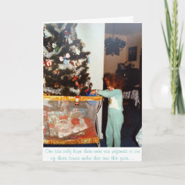 Festividades cartão de esperança e de desejo