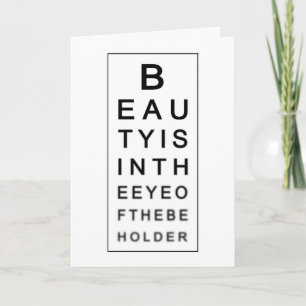 Festividades Cartão de Eyestest
