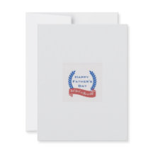 Cartão de Felicitações para o Dia do Pai